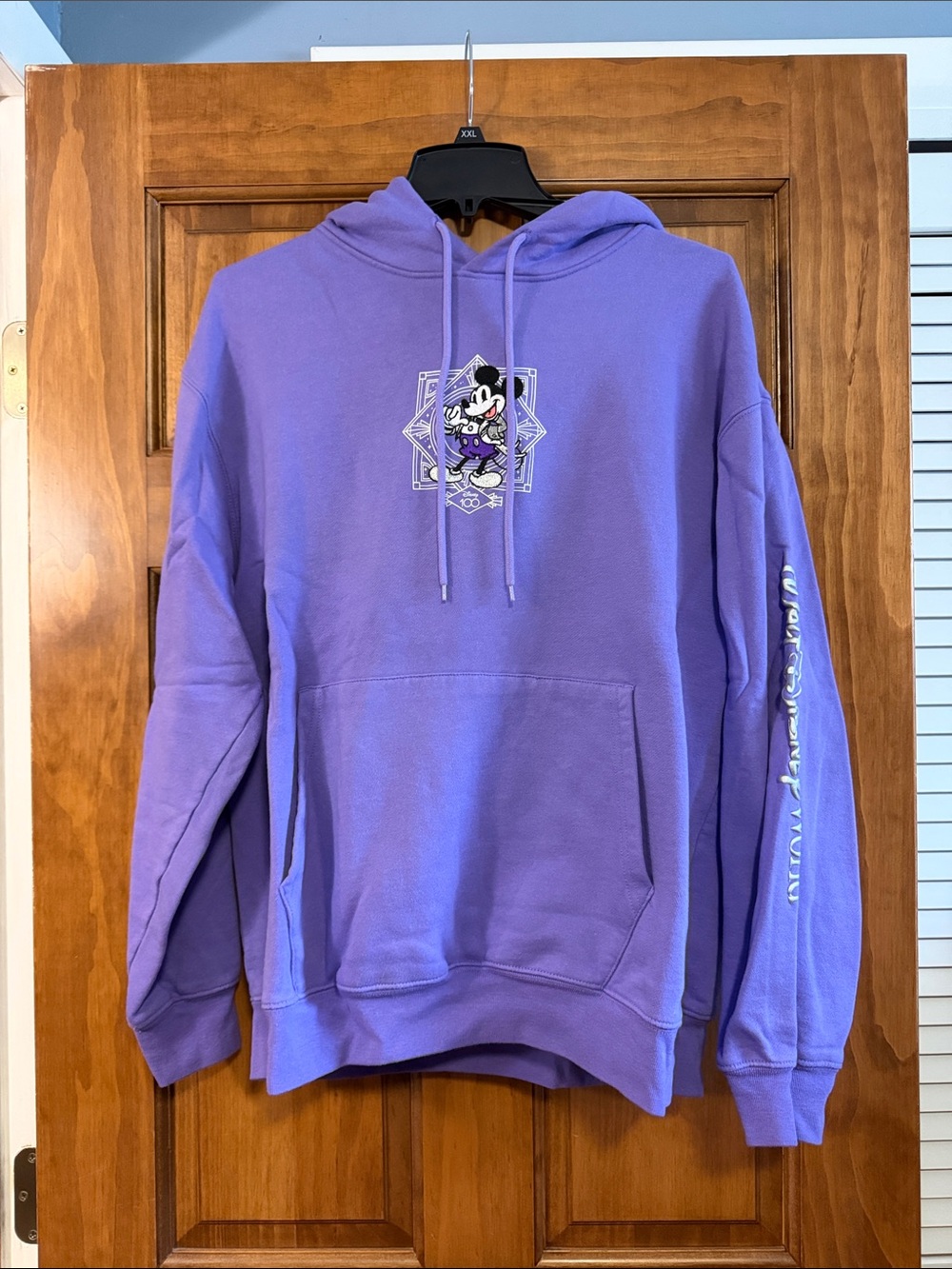 Disney Purple Hoodie with Mickey Graphic - Unisex